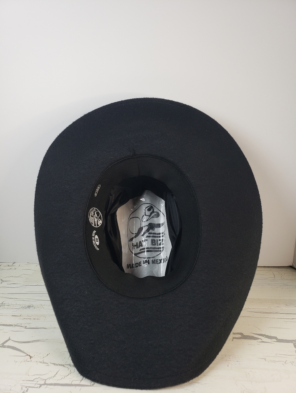 Hat Biz Youth Cowboy Hat (style 19WLK) in Black - Youth size M (6-1/2) - Picture 7 of 14